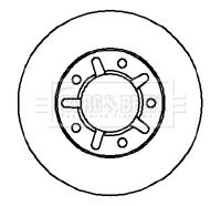 BORG & BECK Piduriketas BBD4163